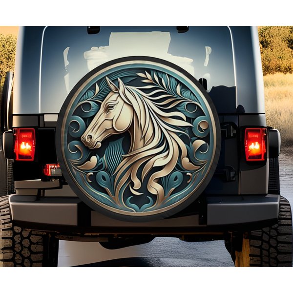 Horse Tire Covers, Spare Tire Cover-image