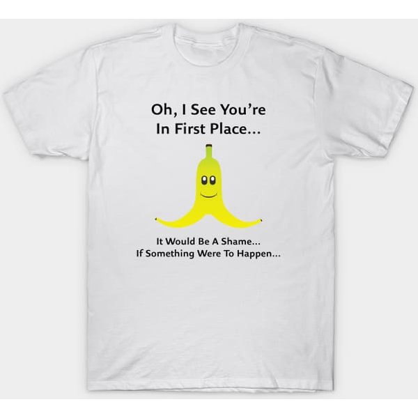 Banana Kart Peel - Mario - T-Shirt-image