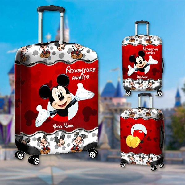 Custom Mouse Luggage Cover, Mouse Suitcase Cover