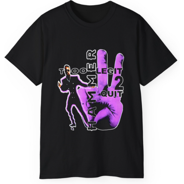 1992 Mc Hammer Vintage Addams Groove Era Too Legit To Quit Music Video Promo Clic 90's Pop Culture T-shirt