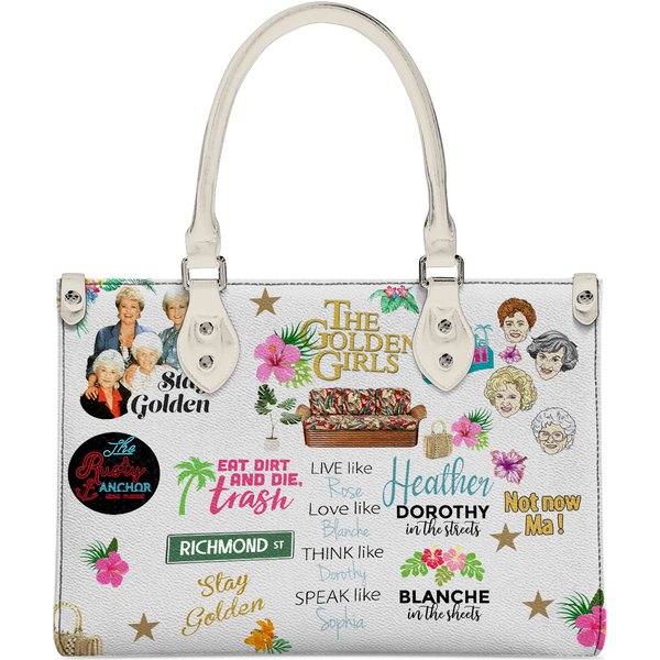 The Stay Golden Leather Handbag-image