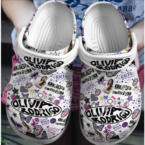 Custom Olivia Rodrigo Guts Clogs, Rodrigo Summer Shoes, Olivia Merch-image