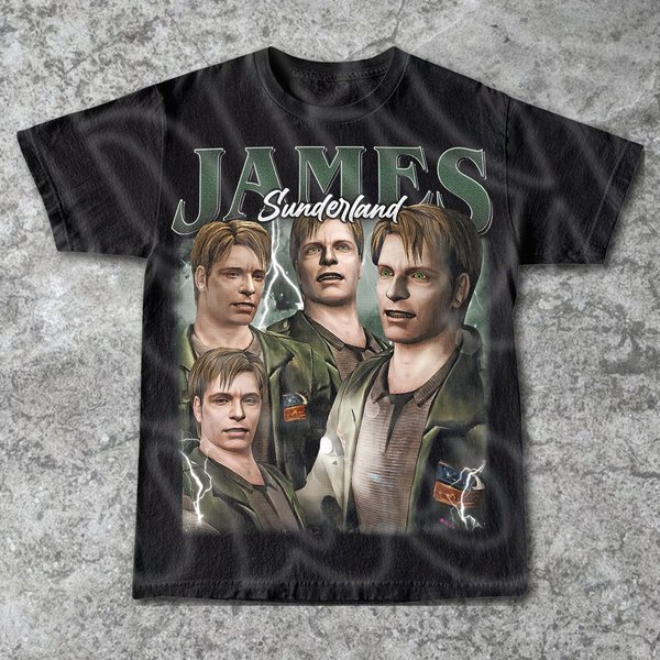 James Sunderland Silent Hill Vintage T-Shirt, Gift For Woman And Man Unisex T-Shirt-image