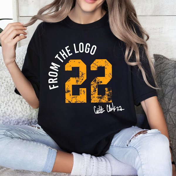Vintage From The Logo 22 Caitlin T-Shirt Clark, Caitlin Clark Fan Shirt, T-Shirt, Gift-image