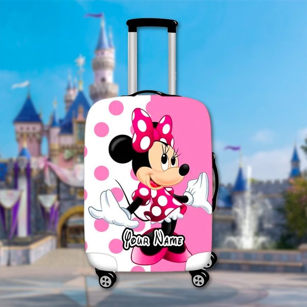 Custom Girl Mouse Luggage Cover, Mouse Movie-image