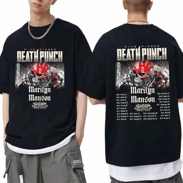 Five Finger Death Punch 2024 Tour Double Sided Shirt-image