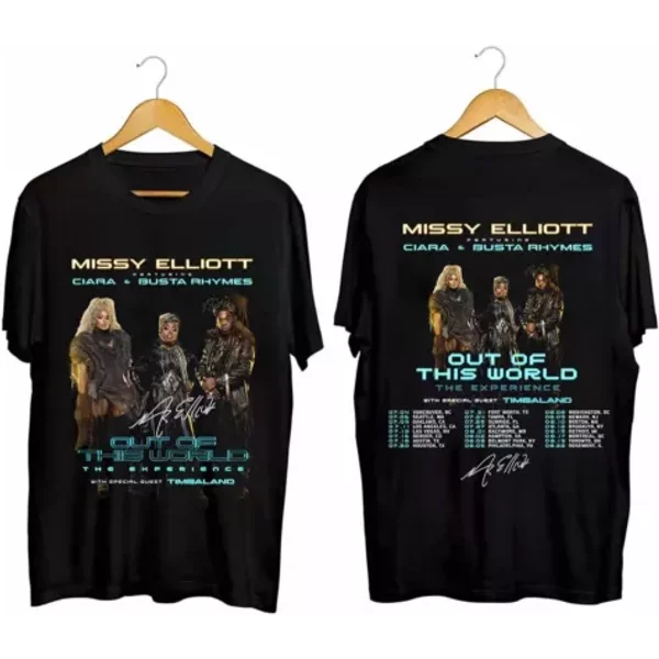 Missy Elliott Out Of This World 2024 Tour T-Shirt-image