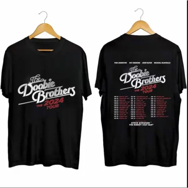 The Doobie Brothers 2024 Tour Shirt, The Doobie Brothers 2024 Shirt-image