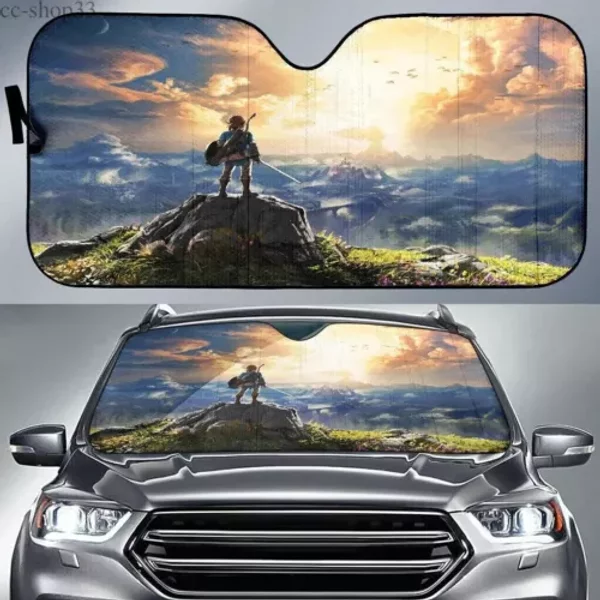 Legend Of Zelda Car Sunshade Suv Windshield