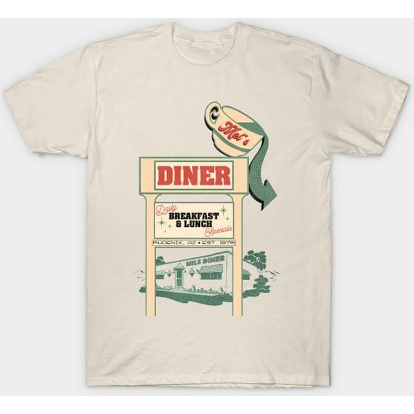 Mel's Diner - Mel Sharples - T-Shirt-image