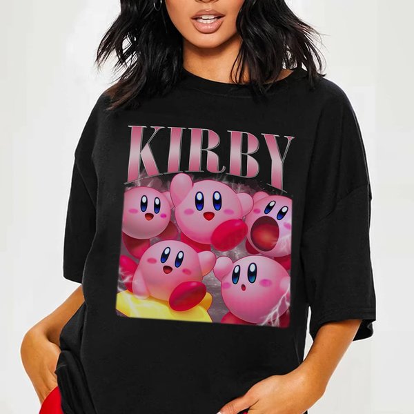 Kirby Shirt | Vintage Kirby Shirt | Kirby Homage Shirt | Kirby Video Game Shirt | Funny Kirby Cute Shirt-image