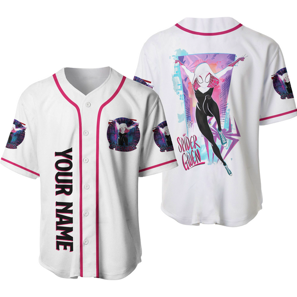 Personalized Spider Gwen Baseball Jersey-image