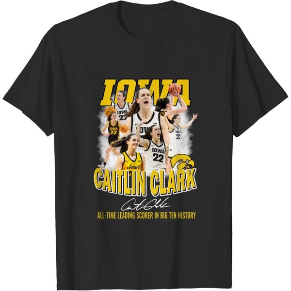 Caitlin Clark All Time Leading Scorer In Big Ten History Shirt, Basketball 2024 Caitlin Clark Shirt-image