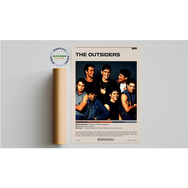 The Outsiders / The Outsiders Poster / Minimalist Movie Poster-image