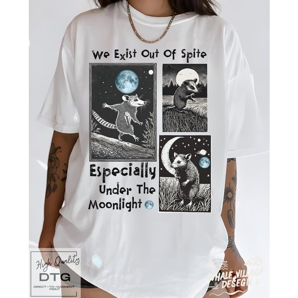 Opossum I Exist Out Of Spite T-Shirt-image
