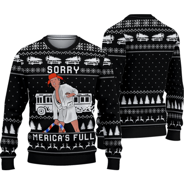 Funny Shitters Full Donald Trump Christmas 3D Sweater-image