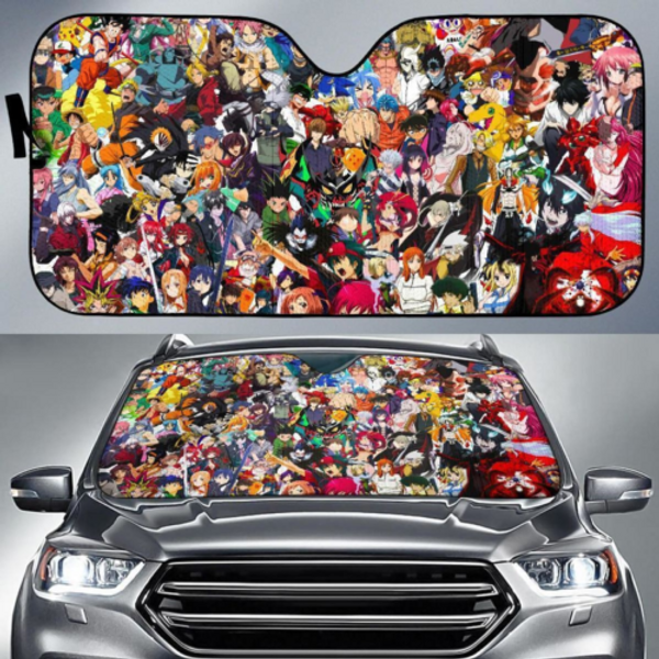 Anime Characters Auto Sun Shade Gift Idea For Fans-image