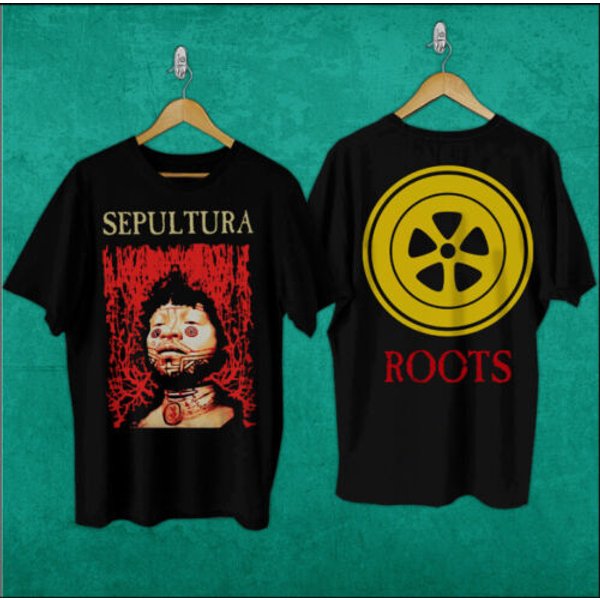 Vintage 1996 Sepultura Roots Music T-Shirt For Fan-image