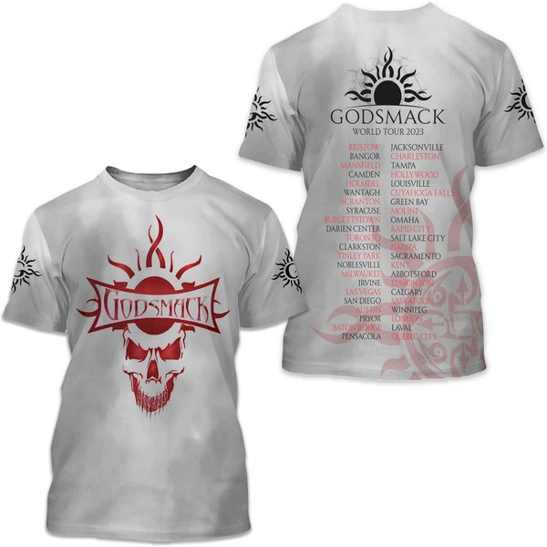 Godsmack Band Rock Band Music 3D T-Shirt-image