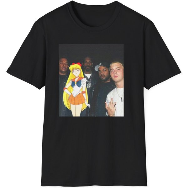 Venus Anime Snoop Dogg, Ice Cube, Eminem Y Dr Dre Gangsta T-Shirt-image
