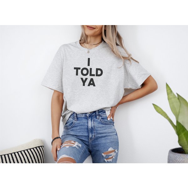 I Told Ya T-Shirt, Zendaya In Challengers Movie, Patrick Zweig Top, Tennis Player Tee-image