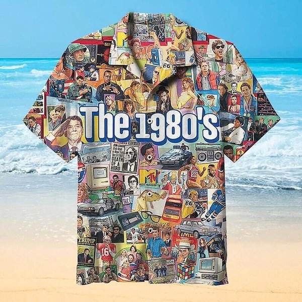 Welcome To The 1980S Hawaiian Shirt, Summer Hawaiian Shirt-image