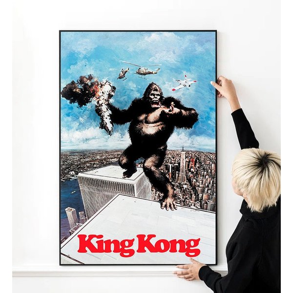King Kong (1976) Movie Poster High Quality Print Photo Wall Art-image