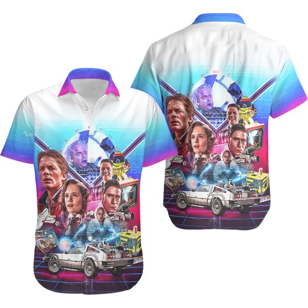 Back To The Future Movie Hawaiian Shirt-image