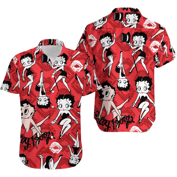 Betty Boop Hawaiian Shirt-image