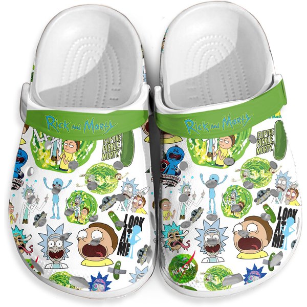 Rick And Rickandmorty Clogs Shoes, Rick Rickandmorty Kid Adult Clogs-image