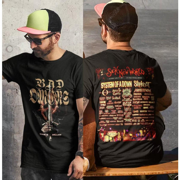 Sick New World 2024 Shirt, Bad Omens Shirt, Sick New World Concert 2024 Shirt-image