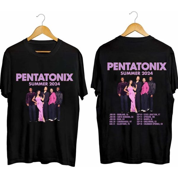 Pentatonix Summer 2024 Tour Black T-Shirt-image