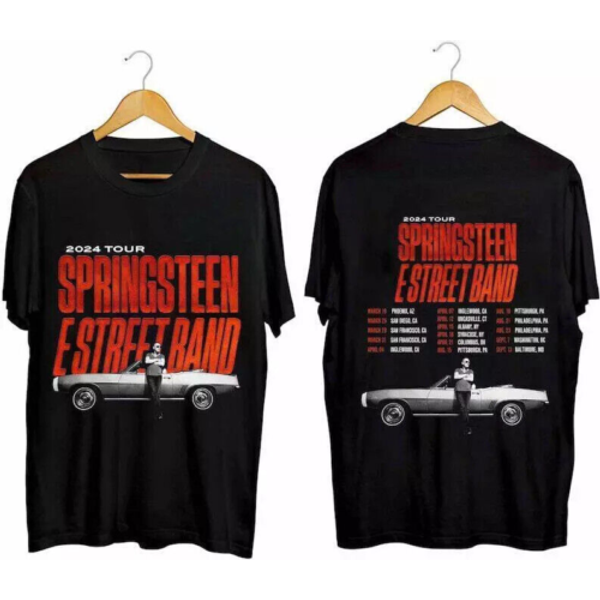 Bruce Springsteen' Tour 2024 Shirt, Bruce Springsteen Fans Shirt-image