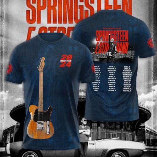 Bruce Springsteen & E Street Band World Tour 2024 Shirt-image