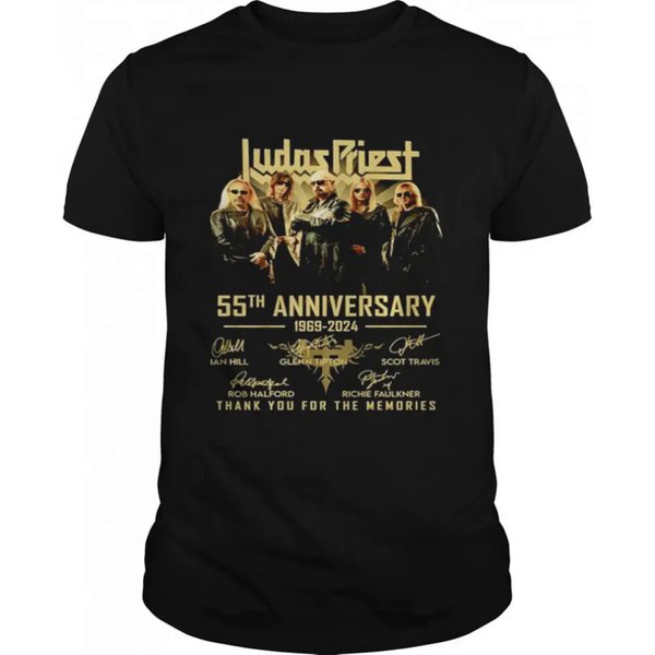Judas Priest 55Th Anniversary 1969 2024 Thank You T-Shirt-image