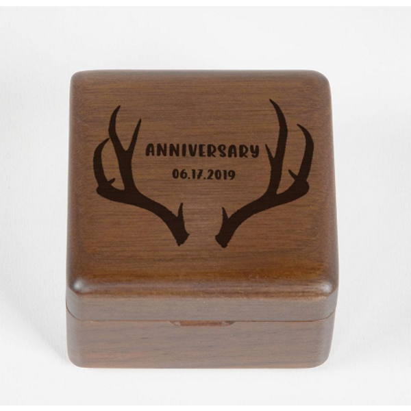 Black Friesian Draft Horse In Snow Wooden Jewelry Keepsake Box-image