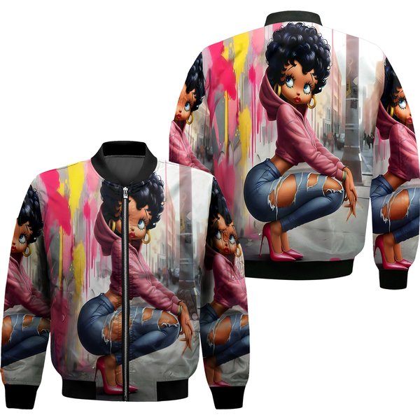 Vintage Betty Boop Women's Bomber Jackets