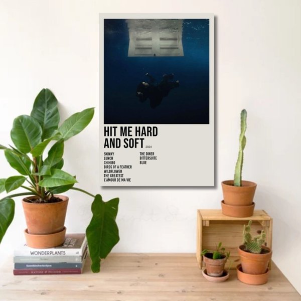 Billie Eilish Hit Me Hard And Soft Poster, Billie Eilish Poster-image