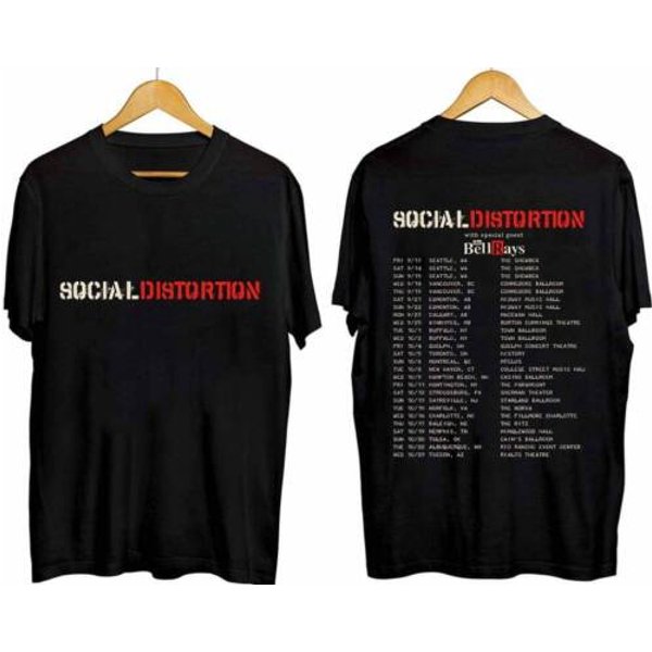 Social Distortion 2024 Fall Tour, Social Distortion Band Fan T-Shirt-image