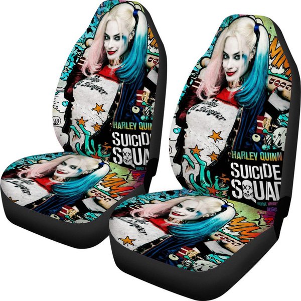 Harley Quinn Car Seat Covers-image