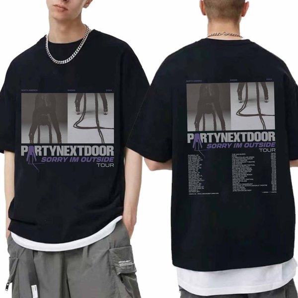 Partynextdoor Sorry Im Outside Tour 2024 Shirt, Partynextdoor Fan Shirt-image