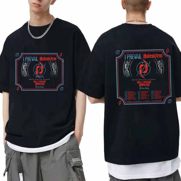 Halestorm And I Prevail 2024 Tour Shirt, Halestorm Band Fan Shirt, I Prevail Tour Shirt-image