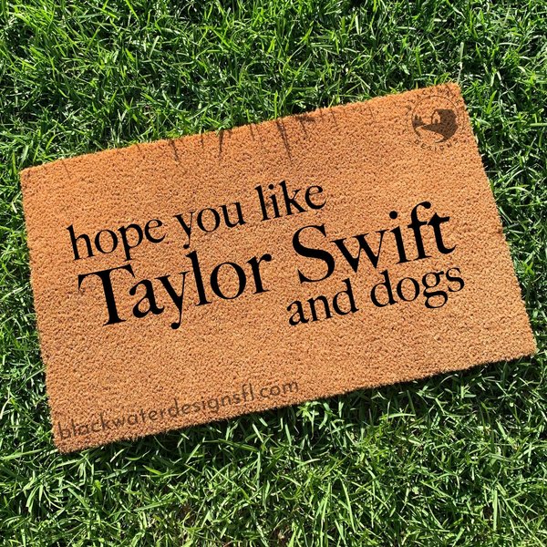 Hope You Like And Dogs Doormat, Eras Welcome Mat-image