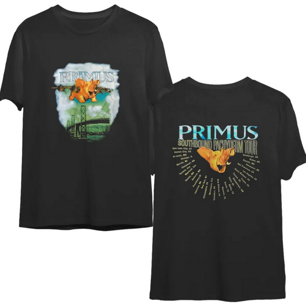 Vintage 1996 Primus' Southbound' Pachyderm Tour T-Shirt-image