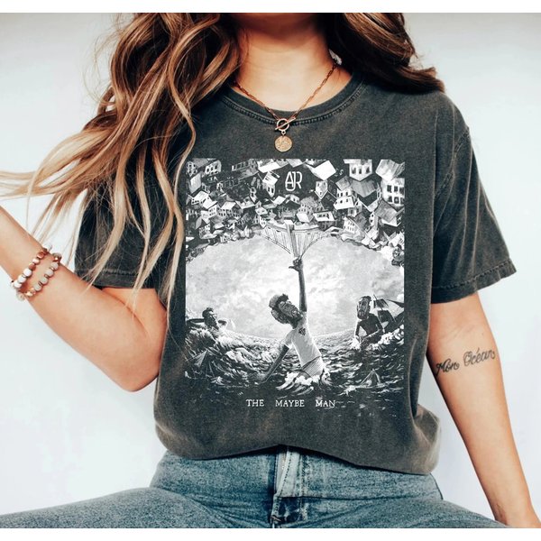 Ajr Band Album Color Shirt, The Maybe Man Tour 2024 T-Shirt-image
