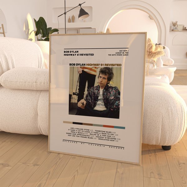 Bob Dylan - Highway 61 Revisited Album Poster, Album Cover Poster-image