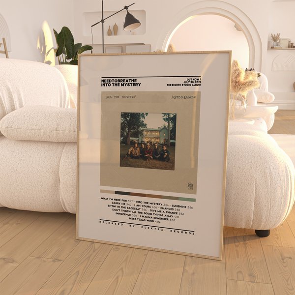 Needtobreathe - Into The Mystery Poster, Album Cover Poster-image