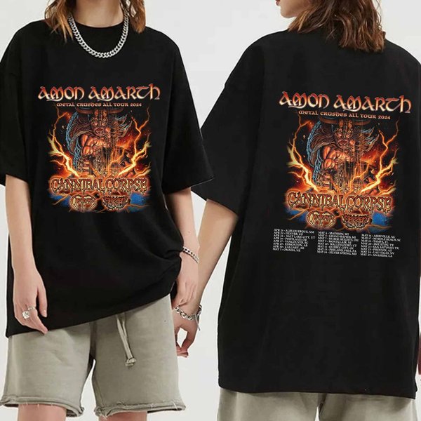 Amon Amarth Metal Crushes All Tour Shirt-image
