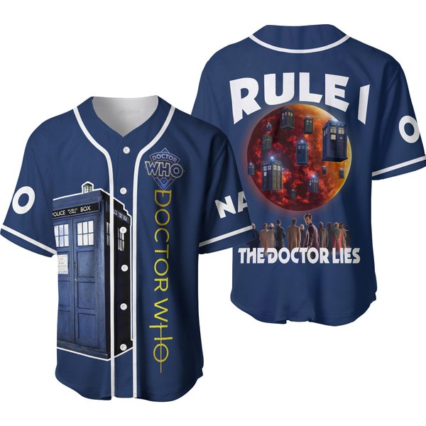 Doctor Who Jersey Shirt Custom Doctor Who Jersey-image