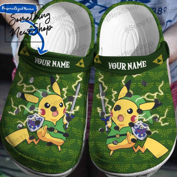 Pika Zelda Clogs Shoes-image